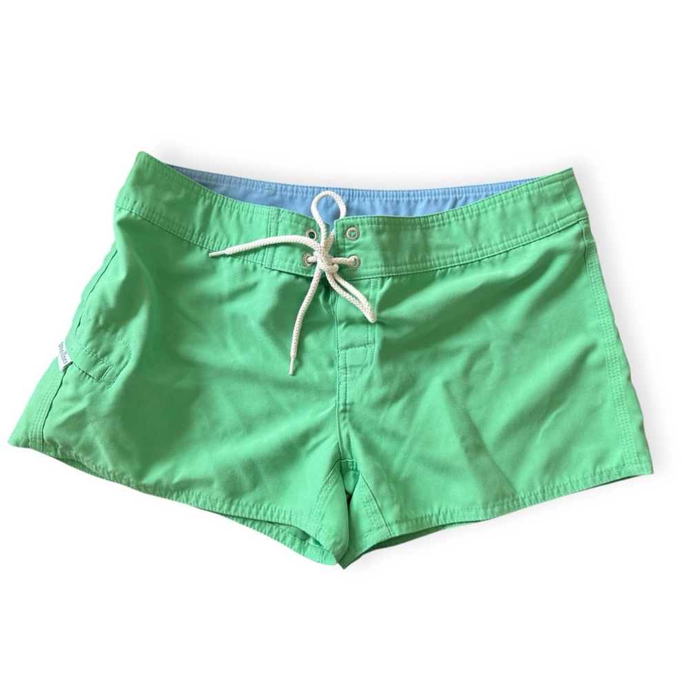 Green Women’s Board Shorts -Size 6 - Greenlines - Swim Trunks